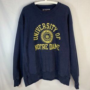 Vintage Champion Reverse Weave University of Notre Dame Sweatshirt Crewneck XL